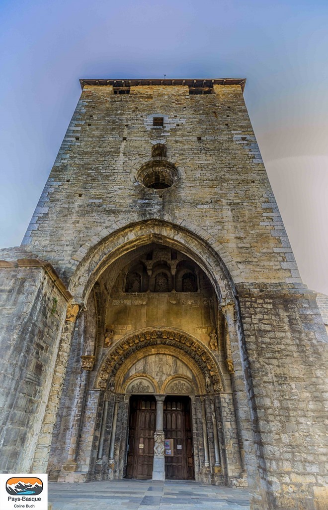 Oloron-Sainte-Marie, ville, la Cathédrale, 64, le Béarn