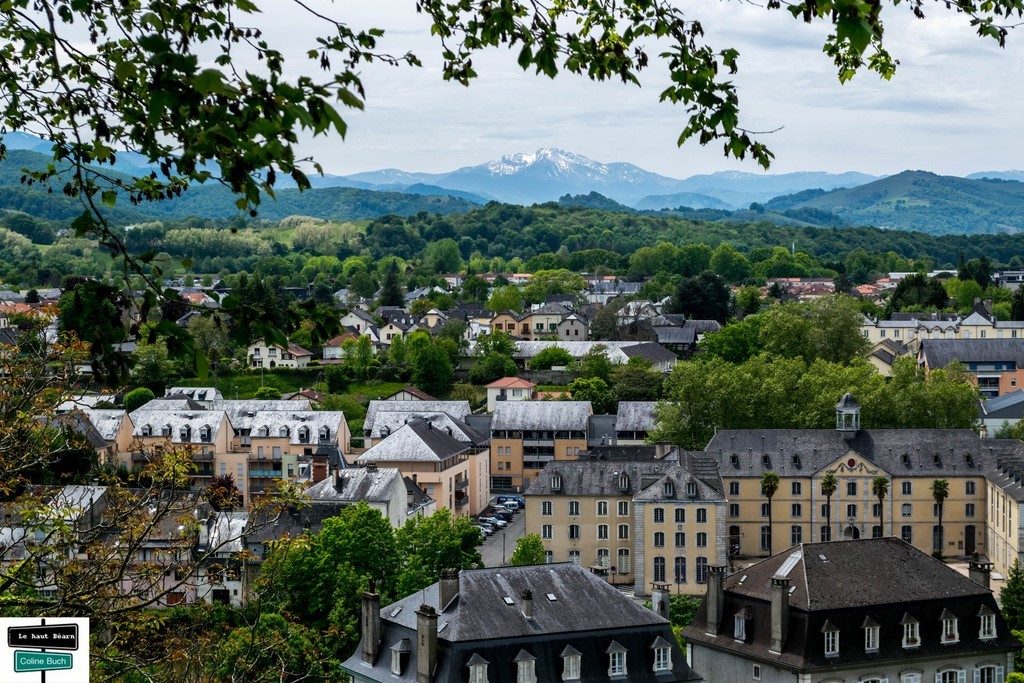 Oloron-Sainte-Marie, ville, Coline Buch, le Béarn, 64, maisons, montagne, sud/ouest, Béarn