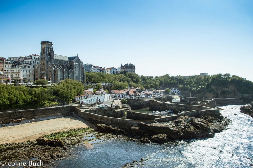  Église, Sainte Eugénie, Le ​Port-Vieux, église, Biarritz, soleil, tourisme, Coline Buch, Sud/Ouest, Océan, pyrénées,  Pyrénées Atlantiques, 64, guide photo