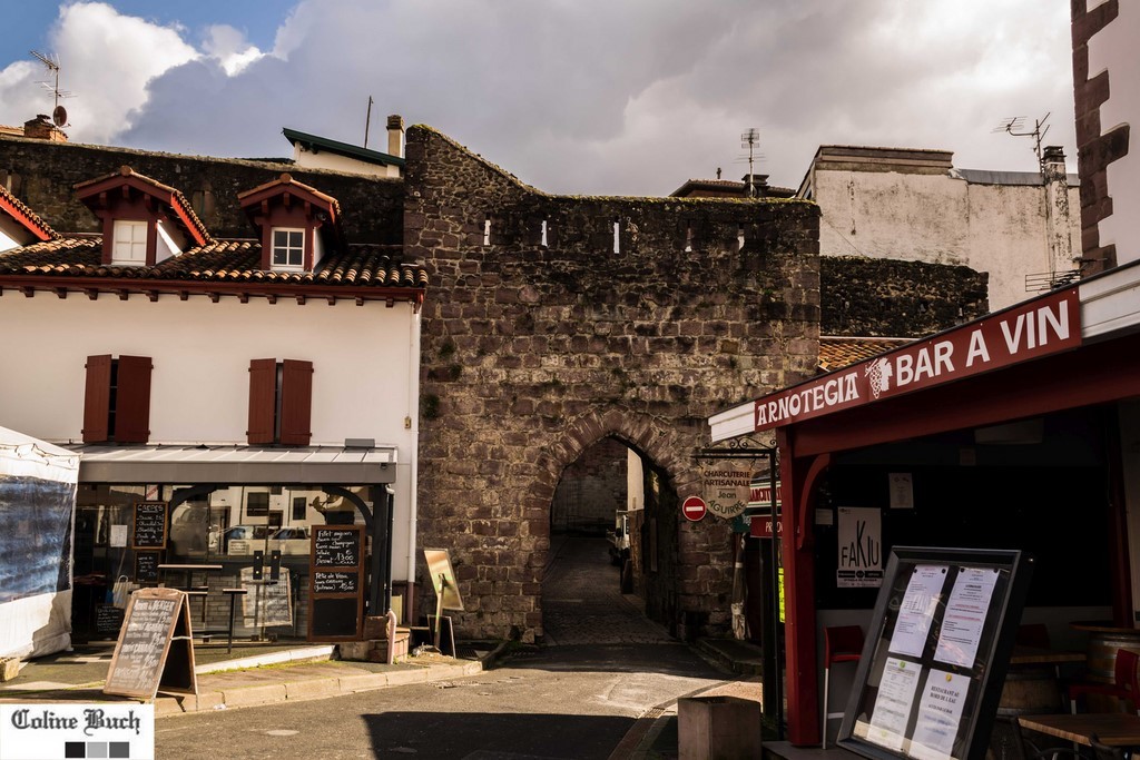 Rempart, Porte, Centre, citadelle, hiver, Saint-Jean-Pied-de-port, 2018, Coline Buch, Sud/Ouest, montagne, pyrénées,  Pyrénées Atlantiques, 64, guide photo