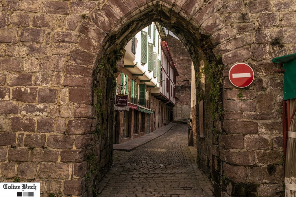 Rempart, Porte, Centre, citadelle, hiver, Saint-Jean-Pied-de-port, 2018, Coline Buch, Sud/Ouest, montagne, pyrénées,  Pyrénées Atlantiques, 64, guide photo