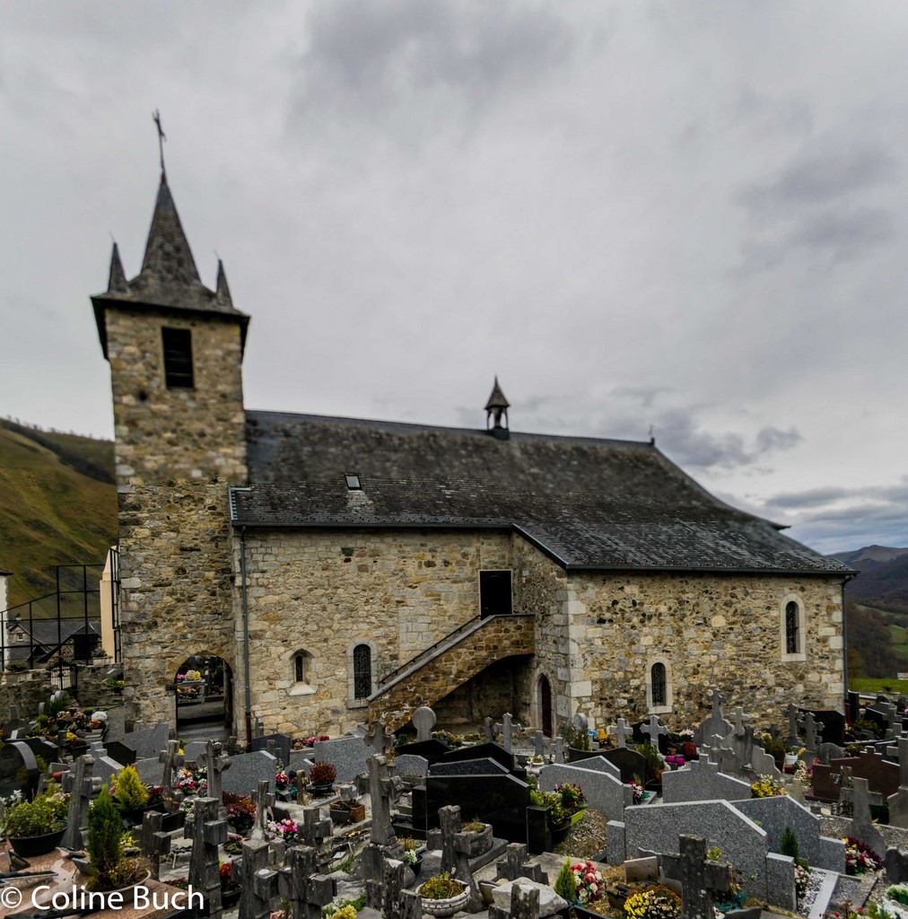 Eglise, Larrau, cimetiere, Larrau, village, bourg, Coline Buch
