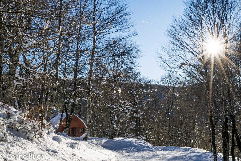 Chalet d'Iraty dans la neige, Chalet, Iraty, neige, montagne, Pyrénées, nature, Larrau, Coline Buch